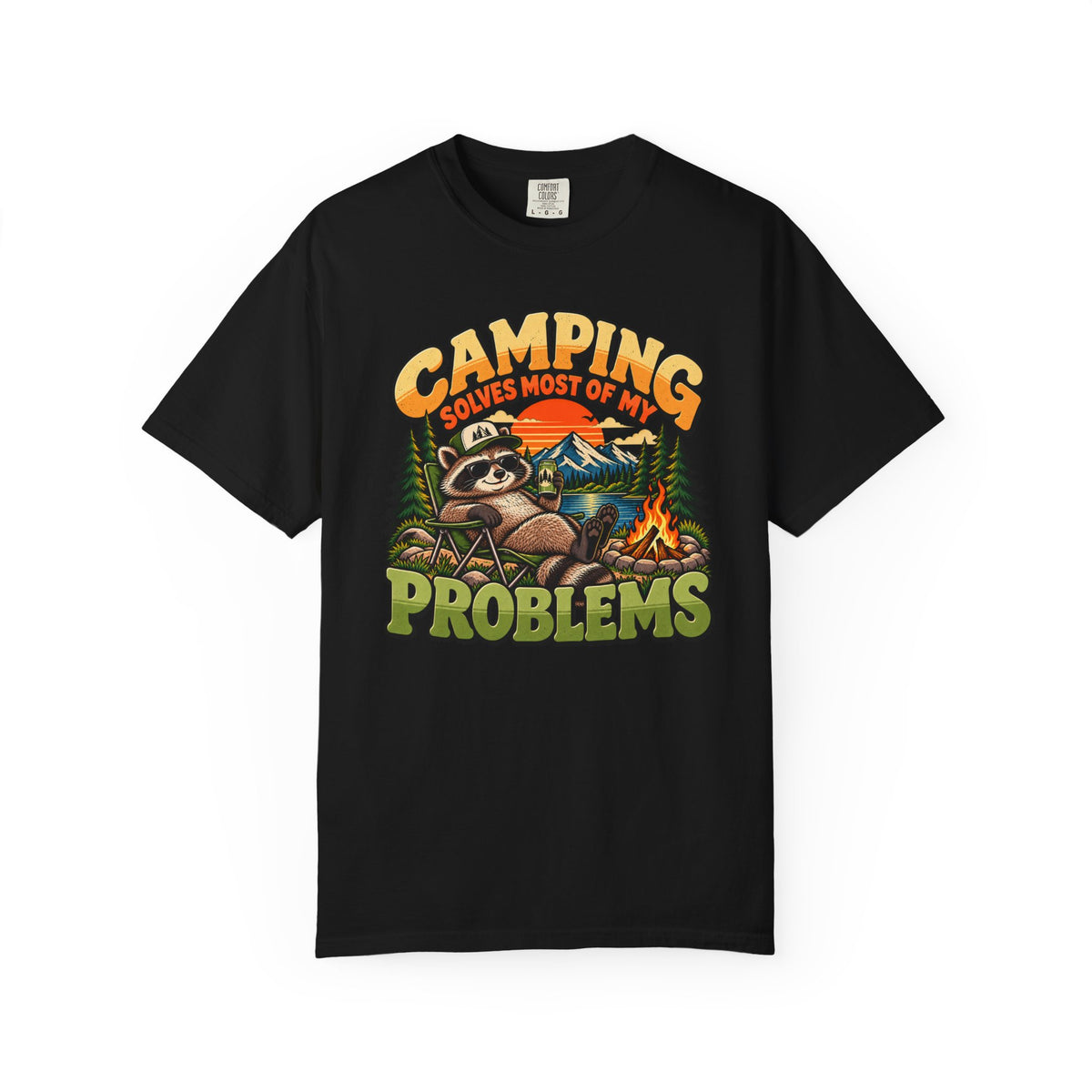 Camping Solves Most Of My Problems T-Shirt
