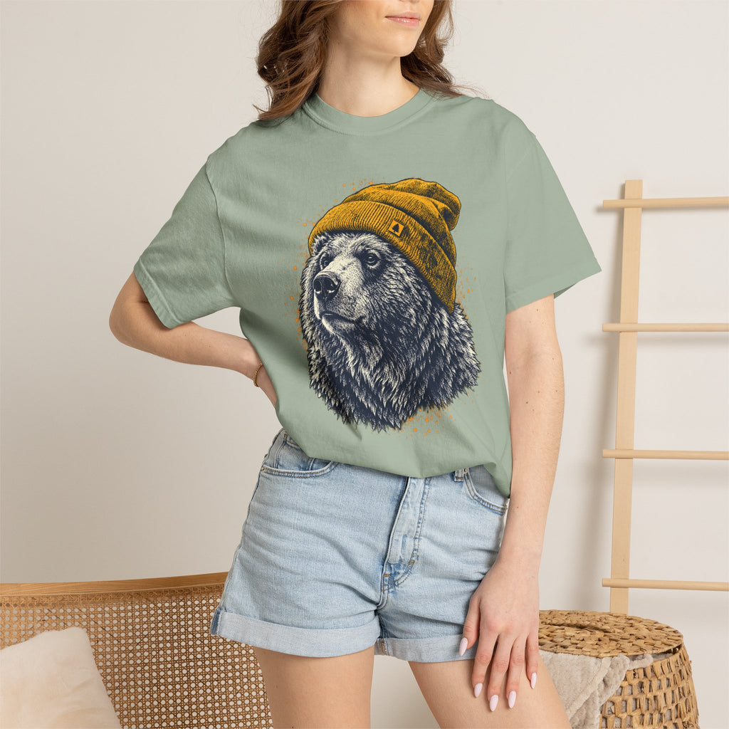 Bear Winter Beanie T-Shirt