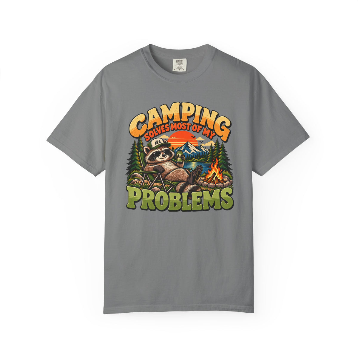Camping Solves Most Of My Problems T-Shirt