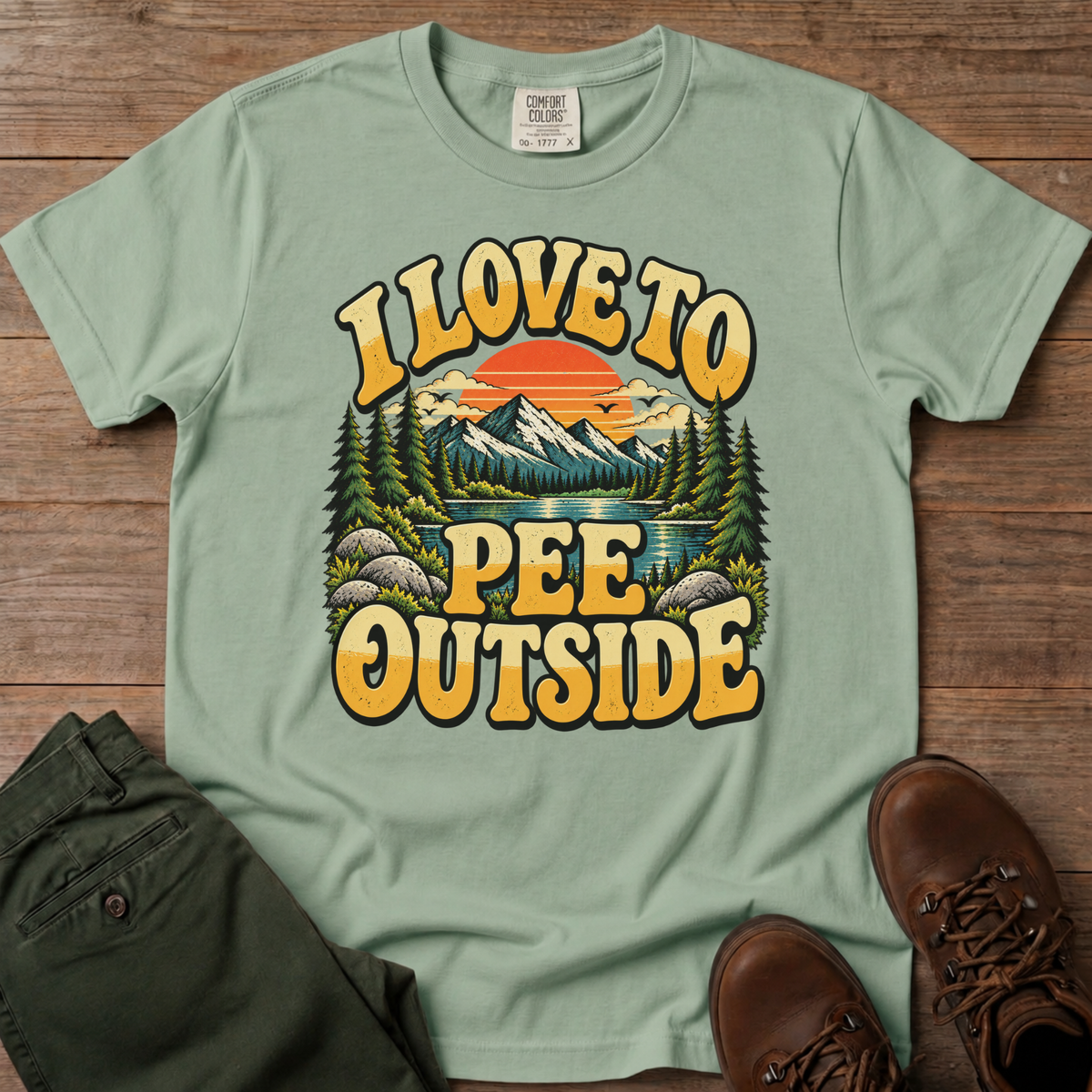 I Love To Pee Outside T-Shirt