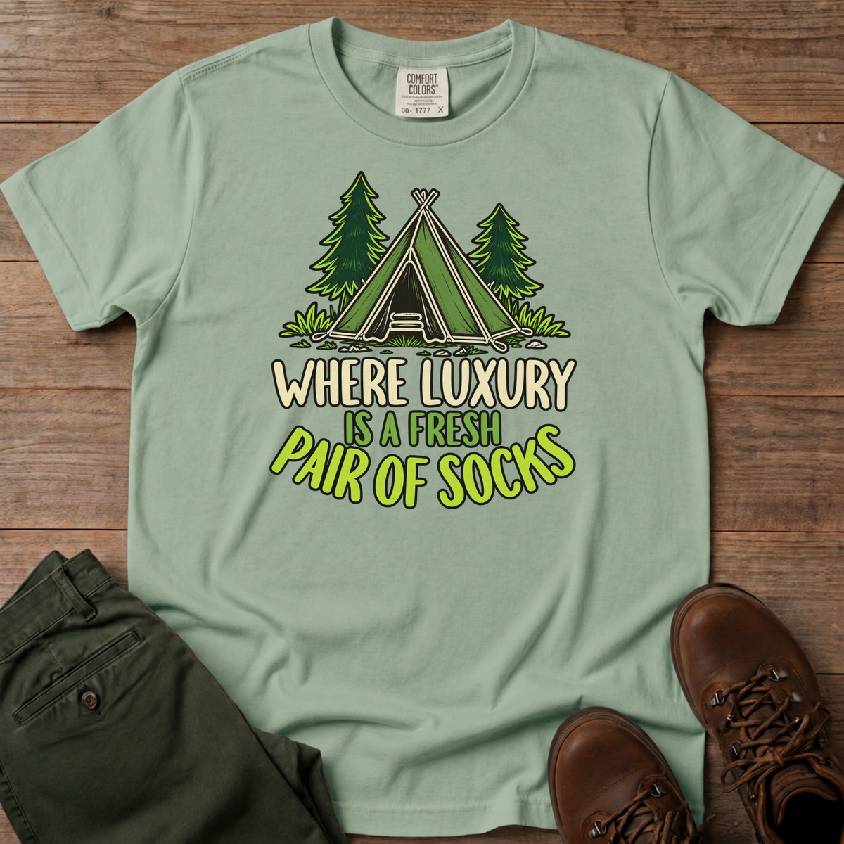 Where Luxury Is A Fresh Pair Of Socks T-Shirt