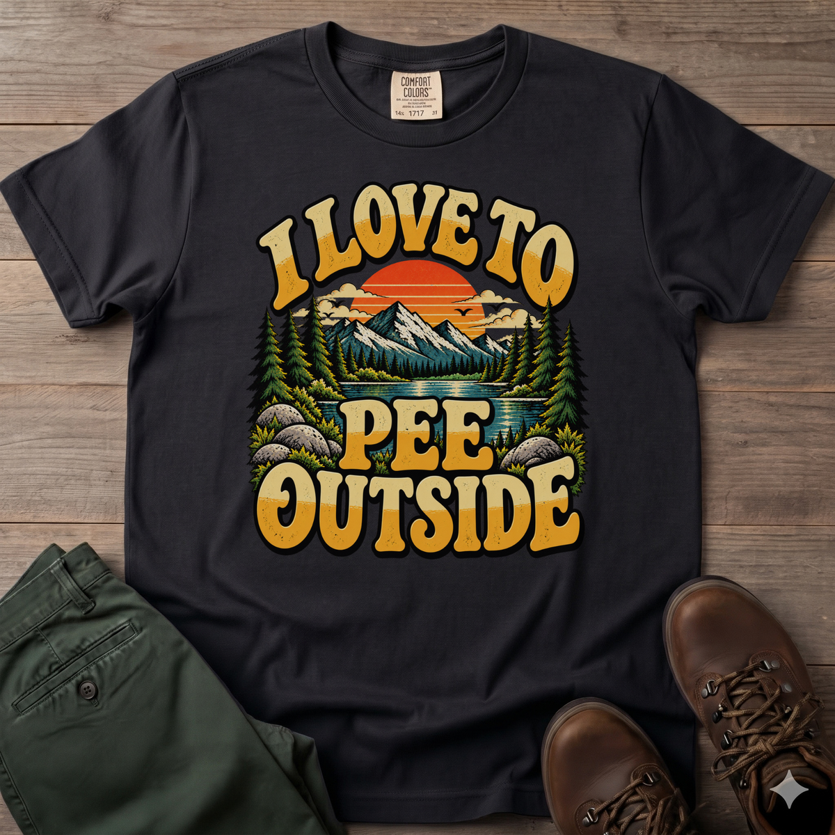 I Love To Pee Outside T-Shirt