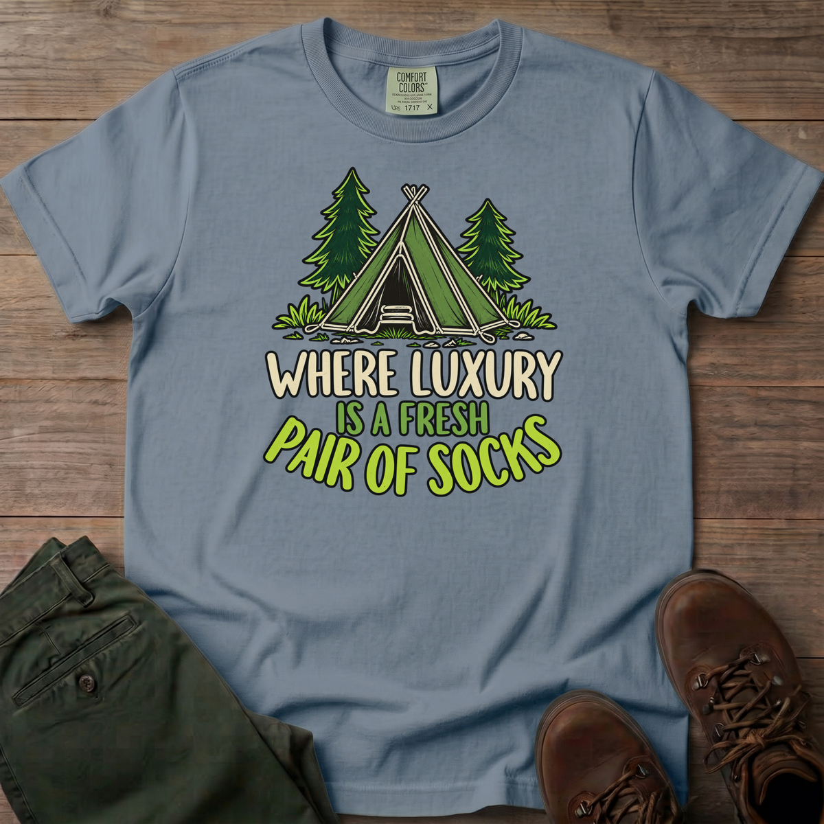 Where Luxury Is A Fresh Pair Of Socks T-Shirt