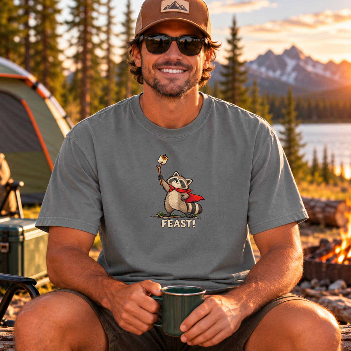 Raccoon Feast T-Shirt