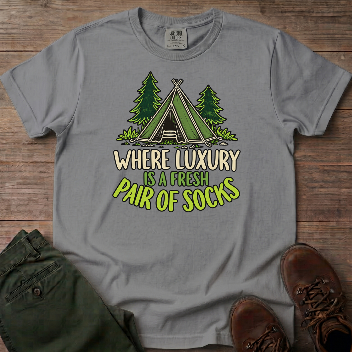 Where Luxury Is A Fresh Pair Of Socks T-Shirt