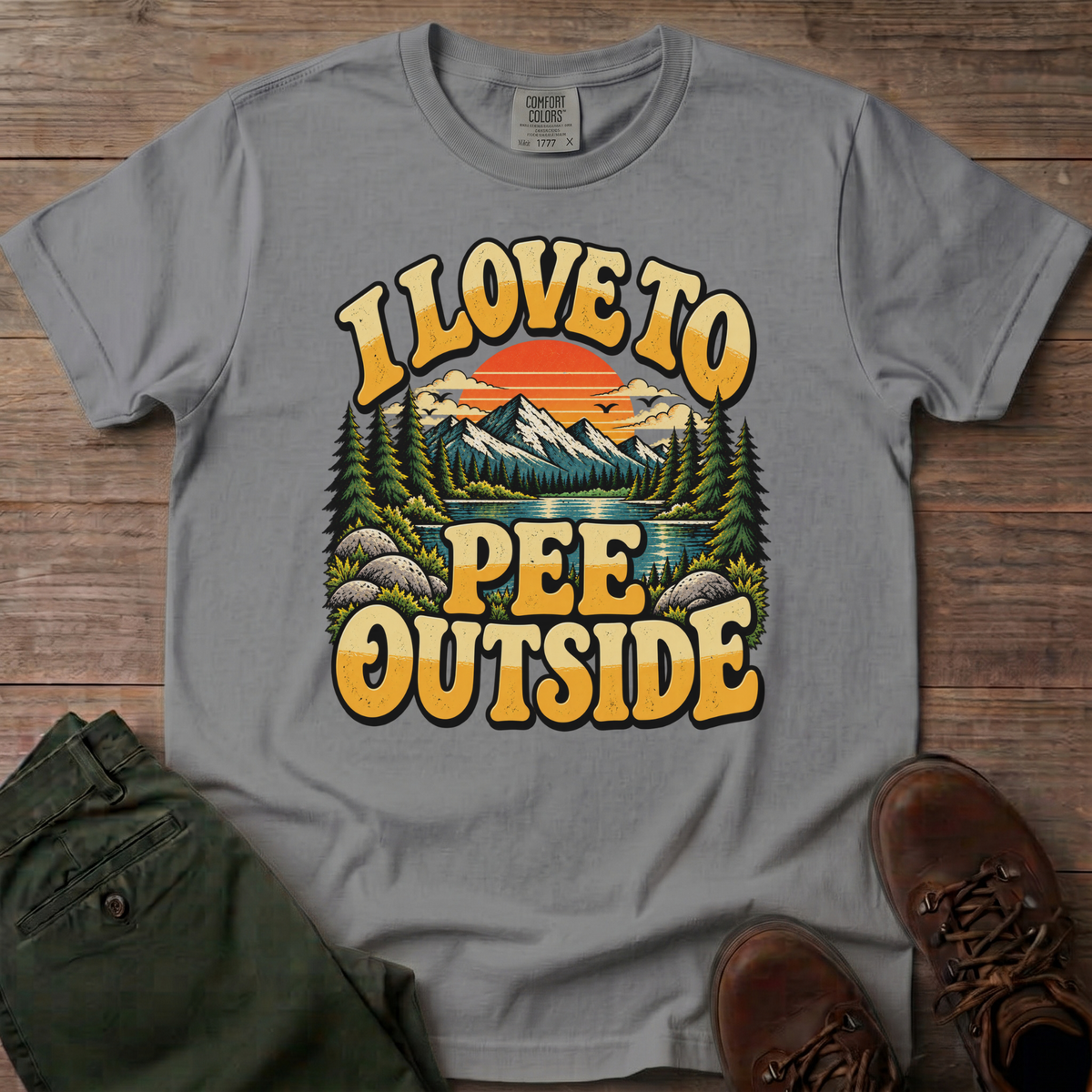I Love To Pee Outside T-Shirt