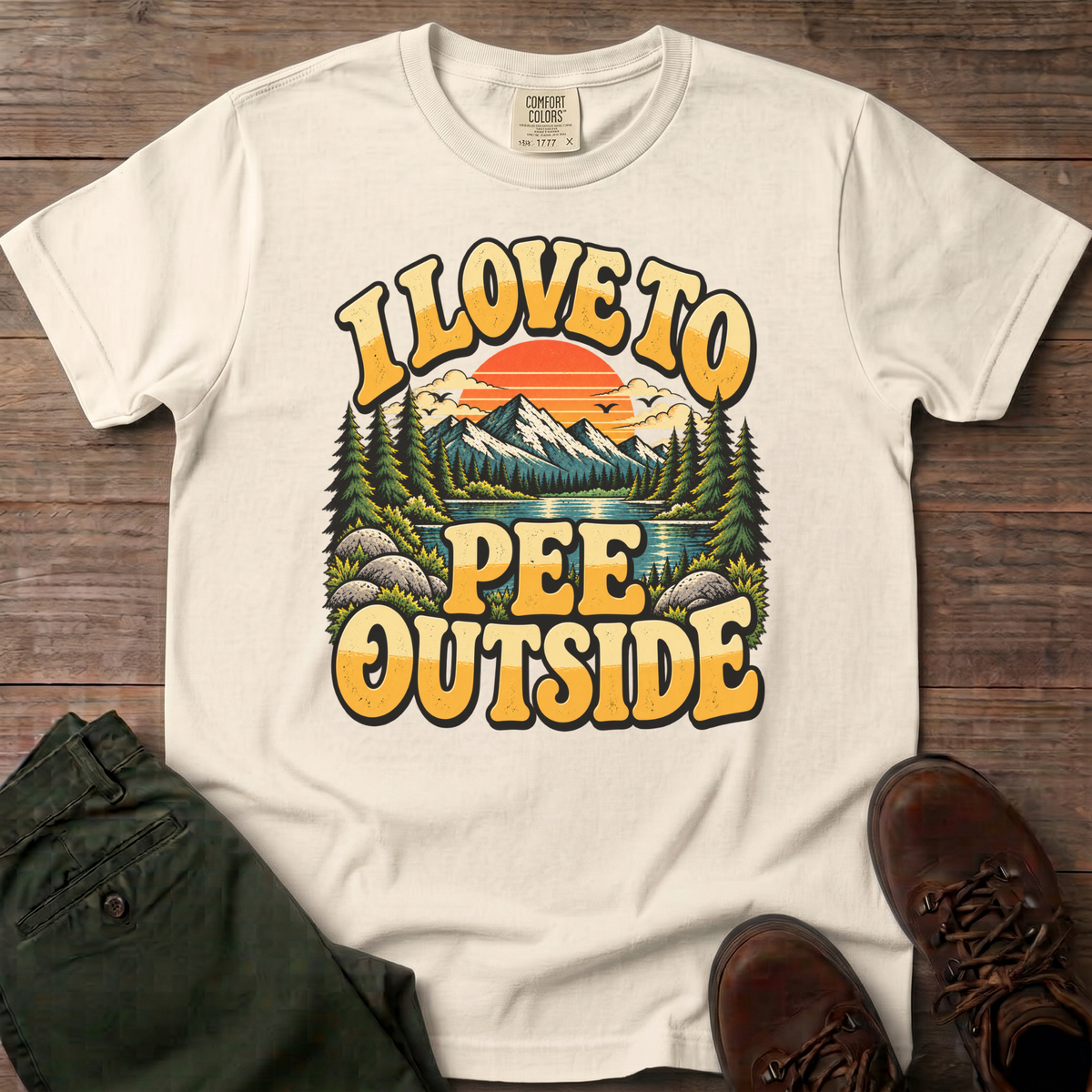 I Love To Pee Outside T-Shirt