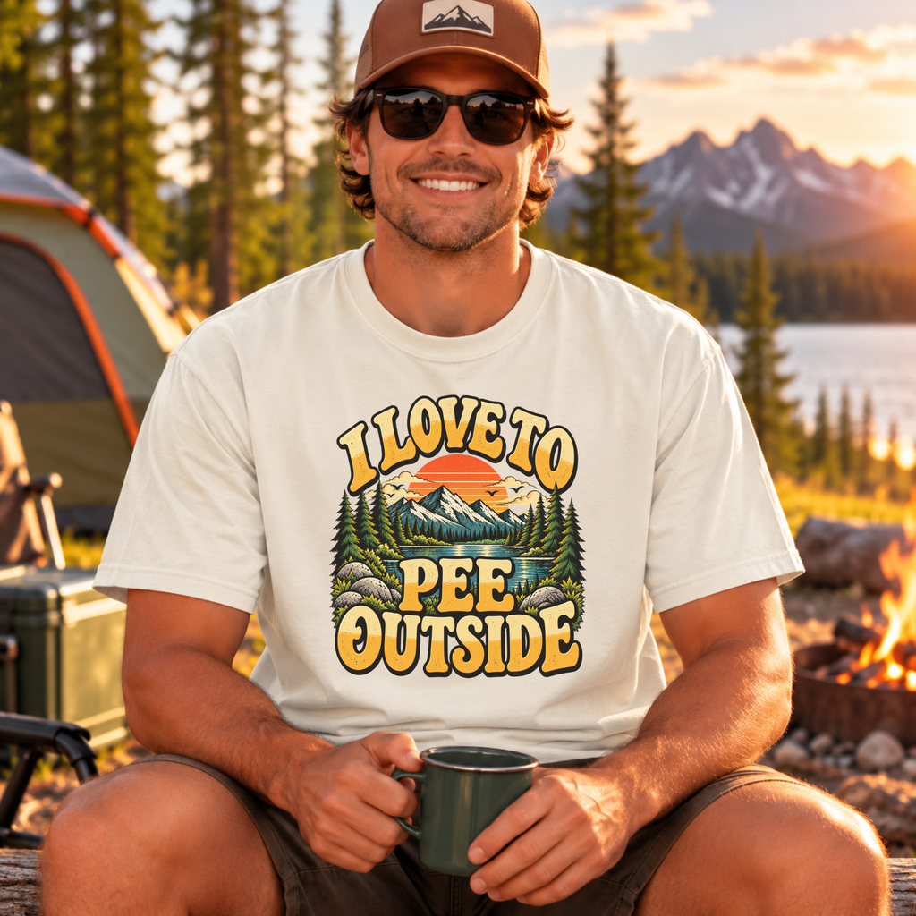 I Love To Pee Outside T-Shirt