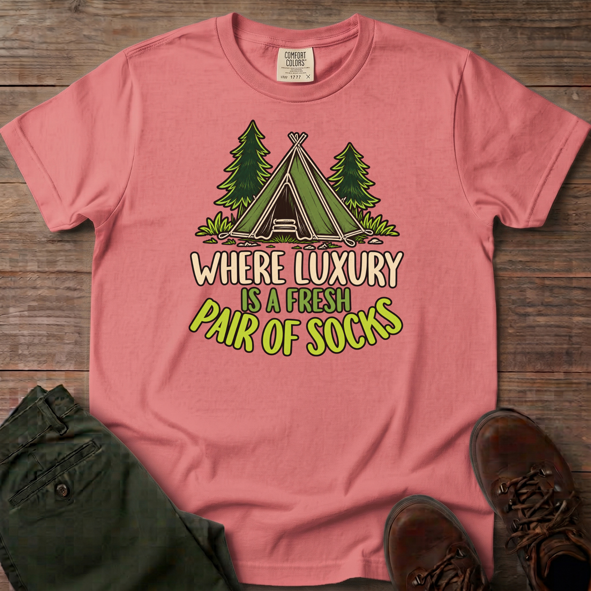 Where Luxury Is A Fresh Pair Of Socks T-Shirt