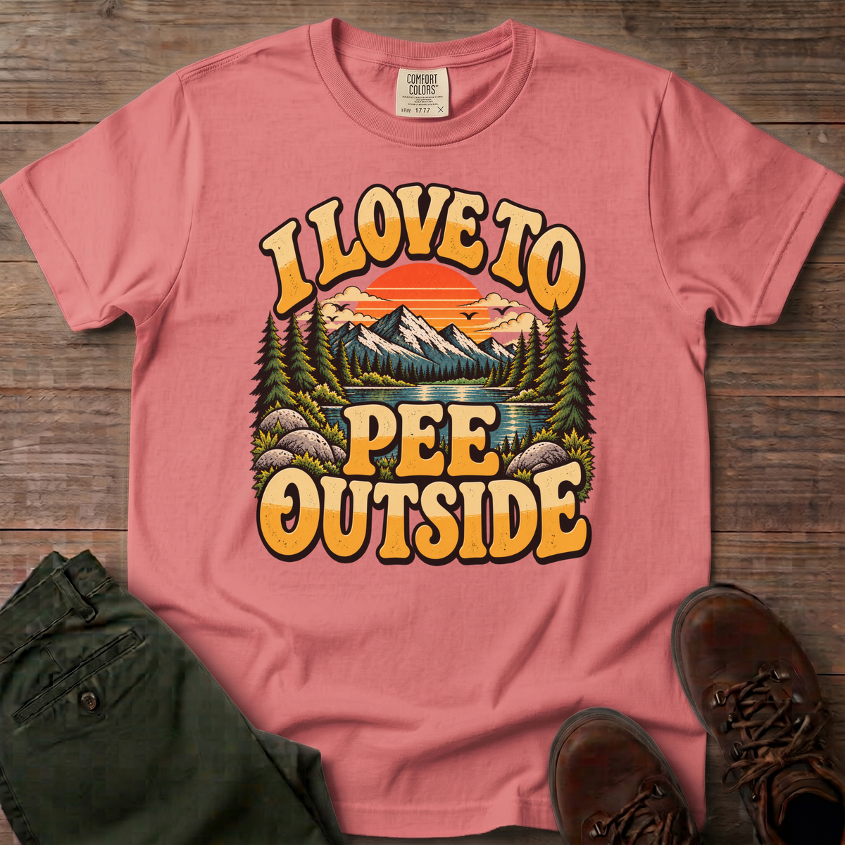 I Love To Pee Outside T-Shirt