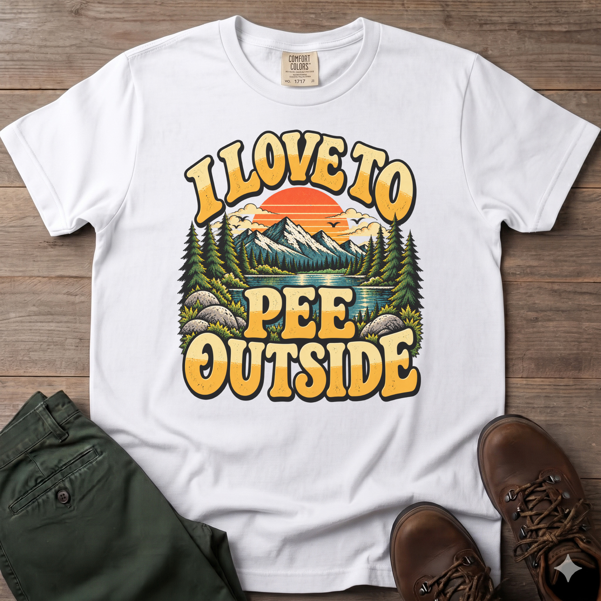 I Love To Pee Outside T-Shirt