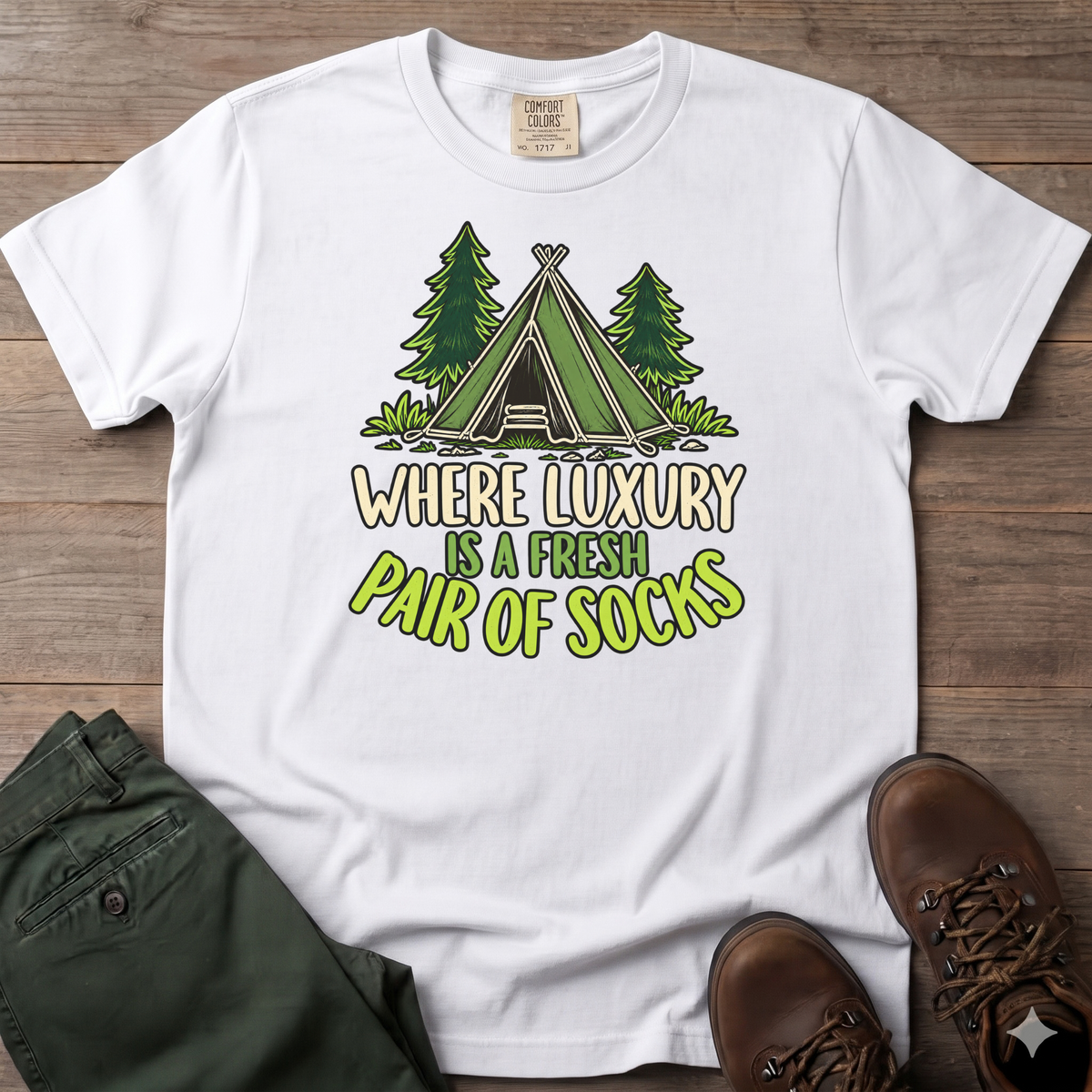 Where Luxury Is A Fresh Pair Of Socks T-Shirt